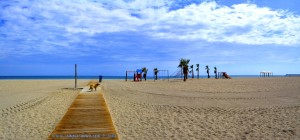 Nicol at Playa la Romanilla – Spain
