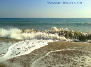 Waves at Playa las Salinas – Spain