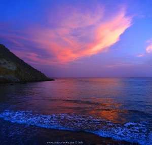 Sonnenrot am Playa de las Palmeras – Spain