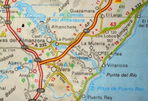 Michelin-Karte 578 Andalucía – Spain