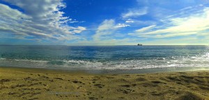 Playa las Salinas – Spain (Panorama-Bild im Querformat)