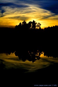 Sunset at the Lake in Las Doblas – Spain