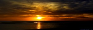 Sunset at Dunas de El Portil – Spain – Horizontal-Panorama-Bild