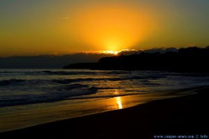 Sunset at Praia do Vale do Olival - Armação de Pêra – Portugal