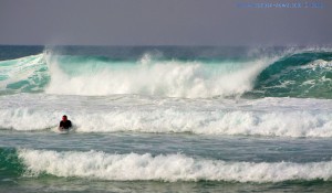 Big Waves at Praia da Cordoama - Portugal