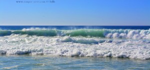 Waves at Praia da Costa de Santo André - Portugal