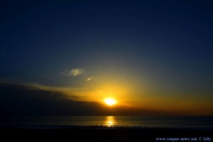 Sunset at Praia da Lagoa de Albufeira – Portugal