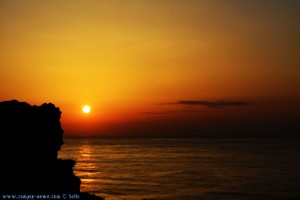 Sunset at Largo da Praia da Aguda – Portugal