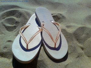 Das sind übrigens die Neuen Flip Flops! Costa de Lavos - Portugal