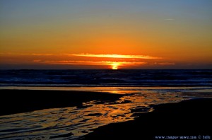 Sunset in Costa de Lavos – Portugal