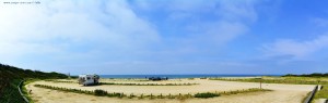 Parking at Praia de São Pedro de Maceda - Avenida da Nato, Portugal - April 2017