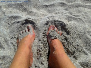 Feinster Sand am Praia de Afife – Portugal