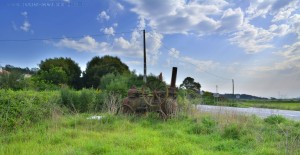 Antikes an der Repsol-Tankstelle in Afife – Portugal