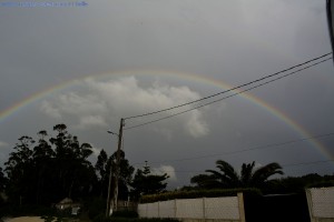 Rainbow at Playa de Mourisca – Spain