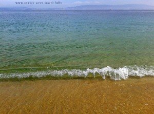 Kristallklares Wasser am Playa de Mourisca – Spain