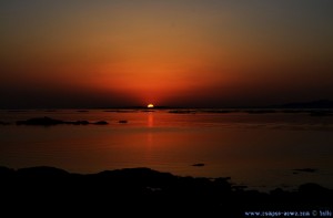 Sunset at Playa las Pipas – Spain