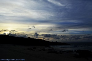 Sunset at Praia de Santa Comba – Spain