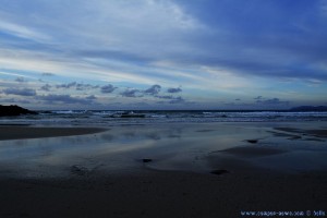 Sunset at Praia de Santa Comba – Spain