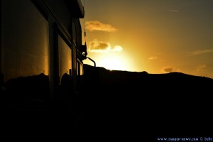 Sunset at Praia de Santa Comba – Spain