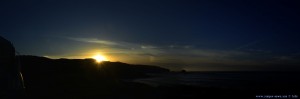 Sunset at Praia de Santa Comba – Spain