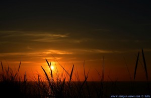 Sunset at Playa de Valdearenas – Spain