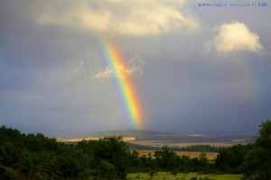 Rainbow at Embalse de Ullíbarri – Spain