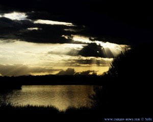 Sunset at Embalse de Valparaíso – Spain