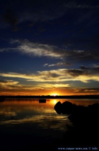 Sunset at Embalse de Valparaíso – Spain