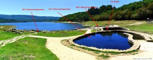 Römische Thermalquellen in Spanien - 555 Meter über dem Meeresspiegel