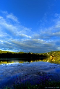 Vertikal-Panorama-Bild - Río Miño - Barbantes – Spain