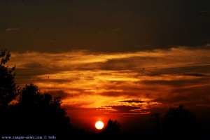 Sunset in Huerta – Spain