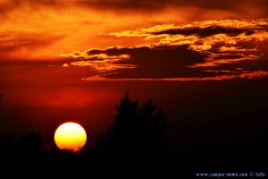 Sunset in Huerta – Spain