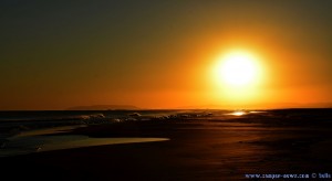 Sunset at Platja de l'Eucaliptus – Spain