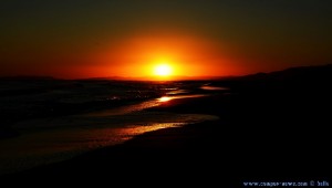 Sunset at Platja de l'Eucaliptus – Spain