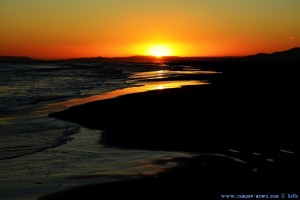 Sunset at Platja de l'Eucaliptus – Spain