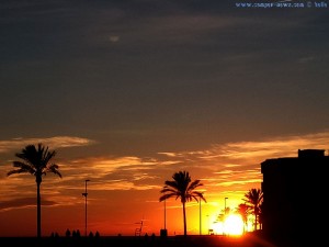 SmartPhone neffos Kamera - Sunset at Cunit Playa – Spain