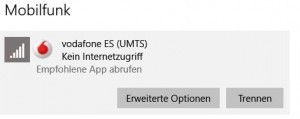 Vodafone ES - Kein Internetzugriff - auch heute Nachmittag wieder!