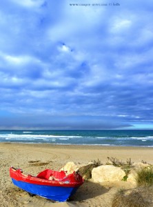 Vertikal-Panorama-Bild - Platja Les Deveses – Spain