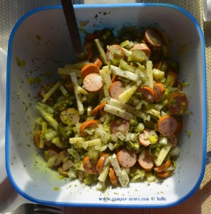 Archivbild: Schweizer Wurstsalat zum Lunch