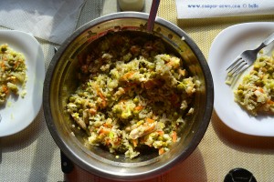 Heute Reissalat aus meiner Küche - Platja del Carabassí - Santa Pola - Spain