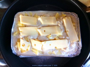 Dinner heute - Kartoffelgratin mit viel Käse