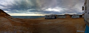 Dicke fette Wolken am Playa de las Palmeras – Spain