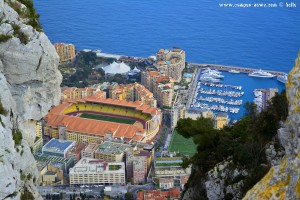 Monaco - View from La Turbie - France – 550m
