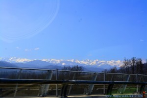 Schnee auf den Alpen – Italy