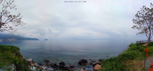 Noli - view to the Isola di Bergeggi