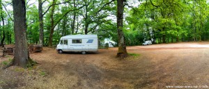 Parking at Lago di Vico, 01032 Ronciglione VT - Italy- May 2018