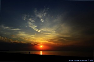 Sunset in Néoi Epivátes – Greece