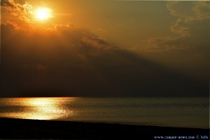 Sunset in Néoi Epivátes – Greece