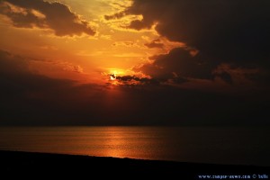 Sunset in Néoi Epivátes – Greece