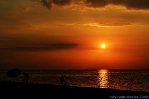 Sunset in Néoi Epivátes – Greece